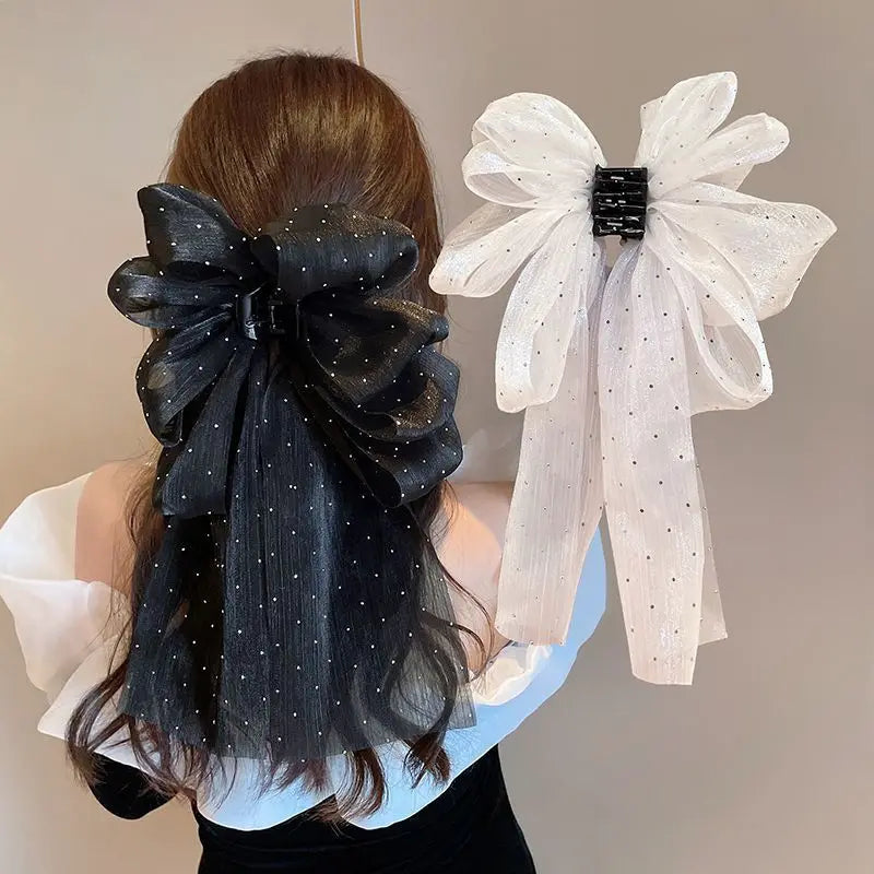 Elegant Hair Accessories with Oversized Tassel